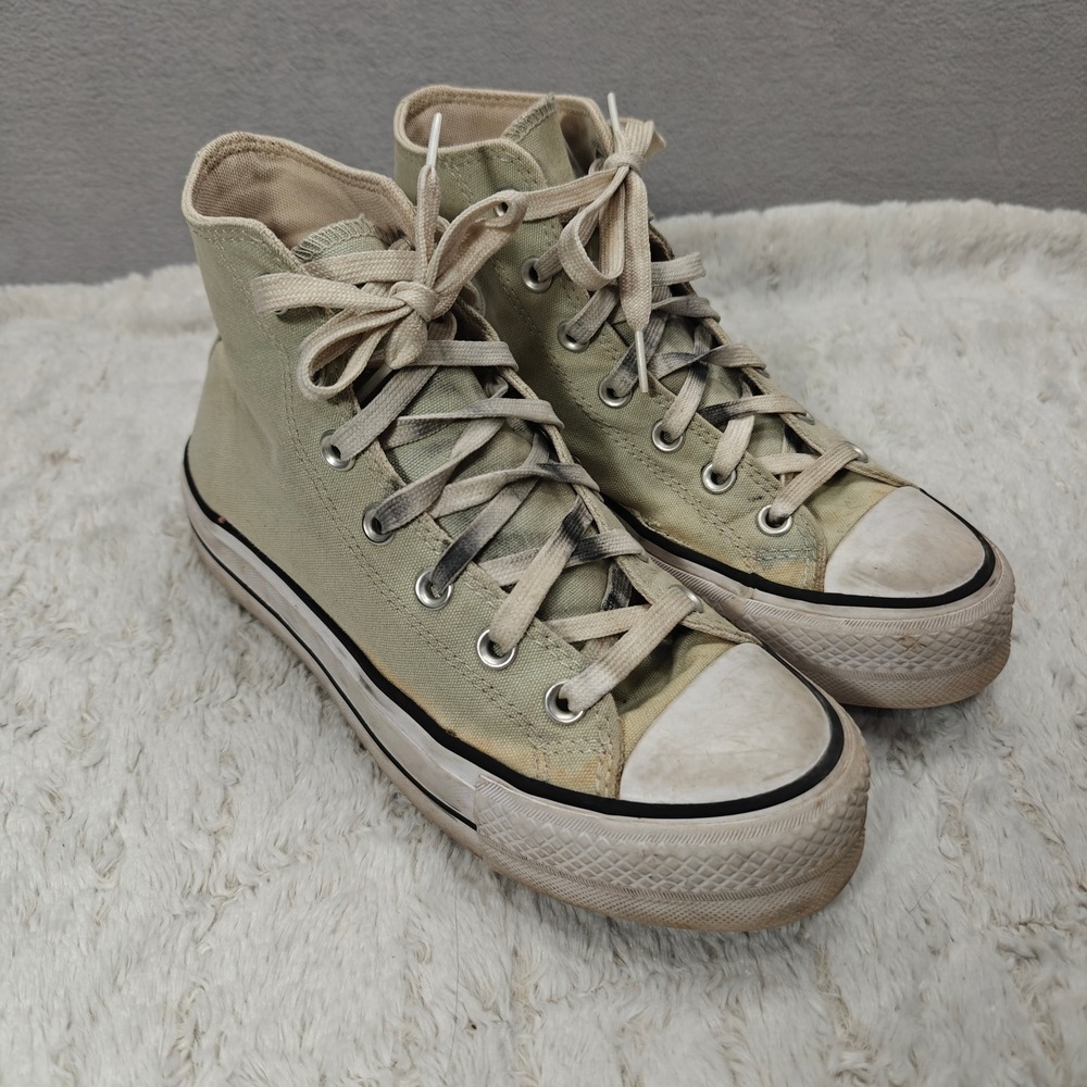 Converse Chuck Taylor All Star Lift Platform Women 7 Sage Green High Top Sneaker